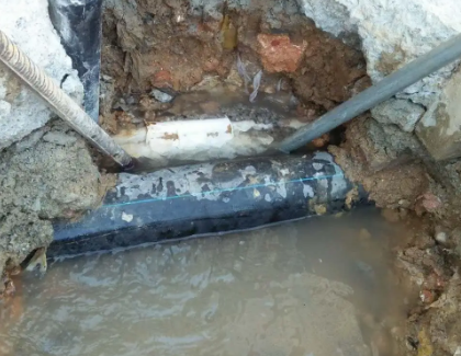 温泉测漏水之水管漏水